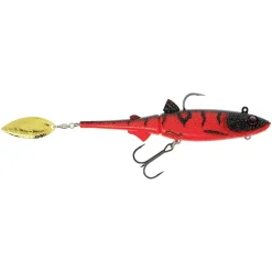 Westin Hypoteez Spintail 14cm 48g Fire 1Pc Sinking Gummifisch