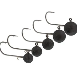 Westin Micro Jig Head #4 1.5g Black Nickel Tungsten Jigkopf Jighead