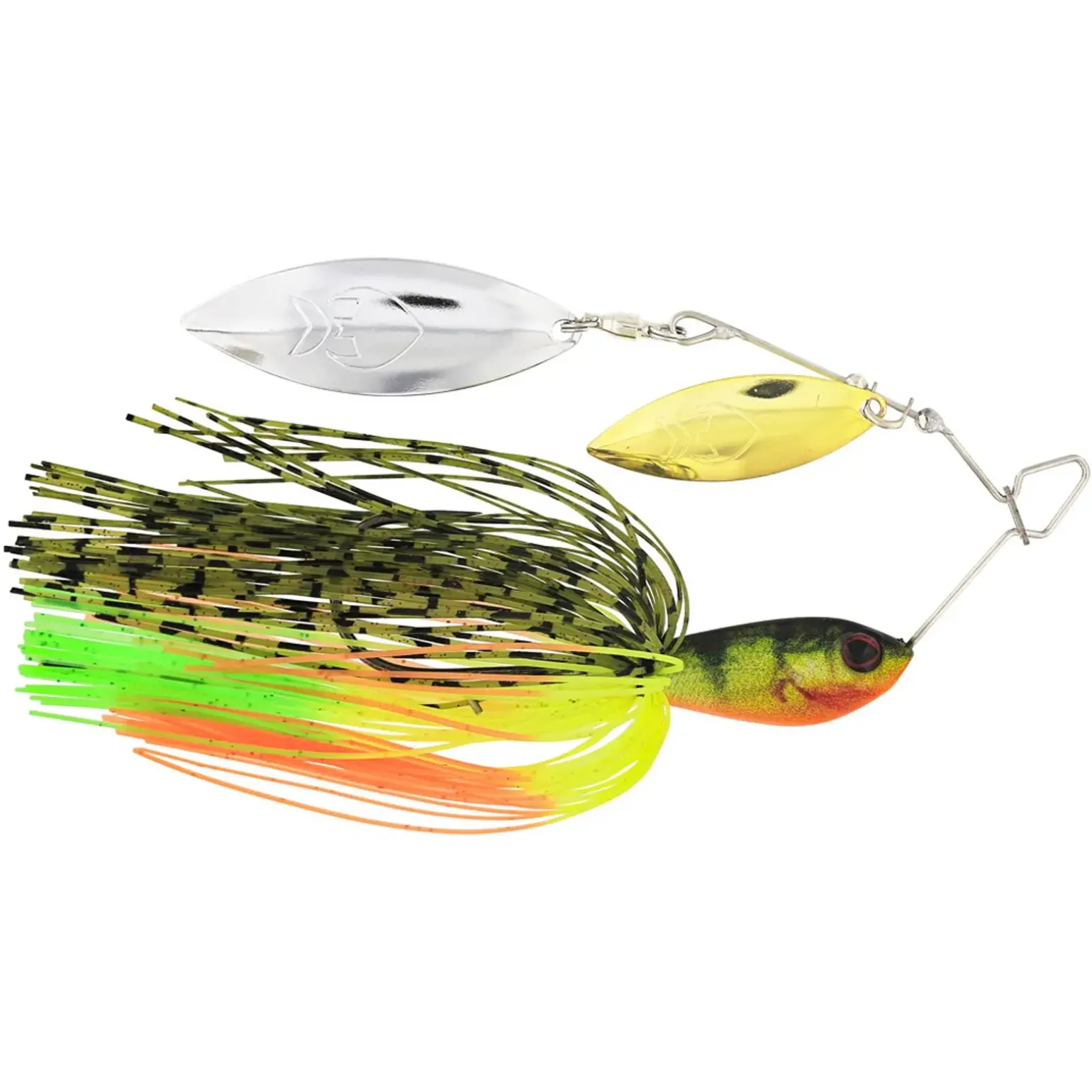 Westin Mvibe Pro Willow Gold + Willow Silver #4/0 28g Tungsten Sinking Firetiger Spinnerbait