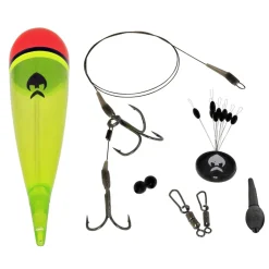 Westin Pike Float Kit 10g #6+#8 Semi Barbed 0.32mm/1X7 14Kg 50cm 1pcs Deadbait-Set