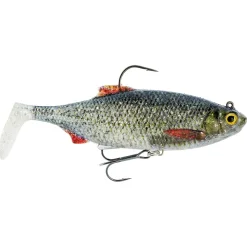 Westin Ricky The Roach Shadtail R2F 18cm 113g Glitter Roach Sinking Gummifisch montiert