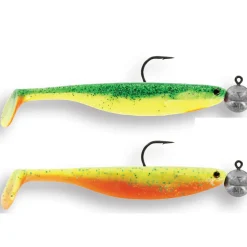 Westin ShadTeez Slim 10cm R 'N R 7g #4/0 2pcs Dark Water Mix 1 fertig montiert