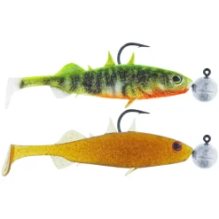 Westin Stanley The Stickleback Shadtail R 'N R 9cm 7g #4/0 Dark Water Mix 11 2pcs Gummifischset