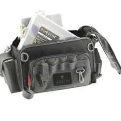 Westin W4 Super Finesse Bag 3 Boxes Medium Titanium Black Angeltasche