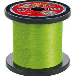 WFT CAT 80KG 0,60mm chartreuse Geflochtene Angelschnur Meterware