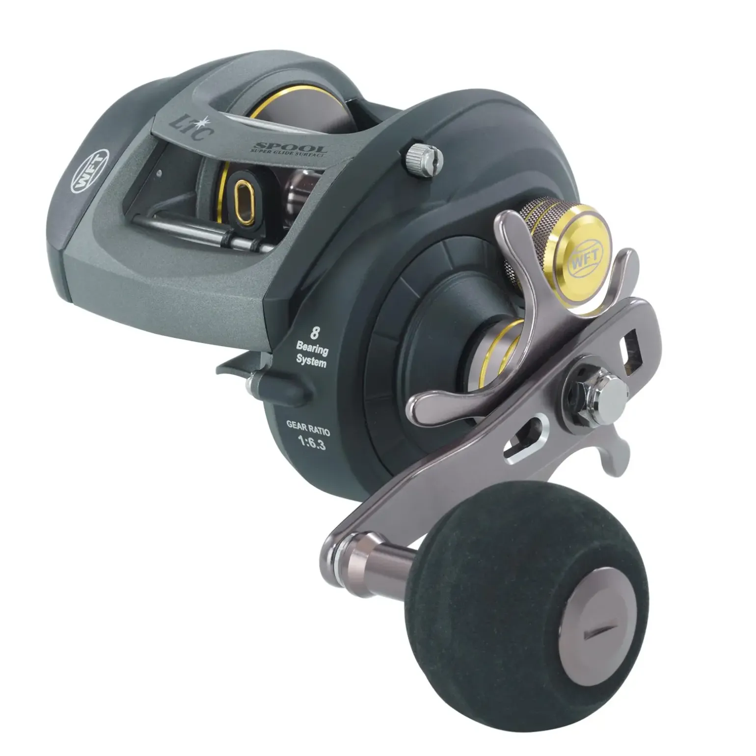 WFT Catbuster BC incl.Extra Spule 7+1 1:6,3 Wels-Baitcastrolle