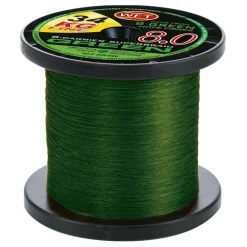WFT KG 8.0 Green 24kg 0,18mm geflochtene Angelschnur Wunschlänge