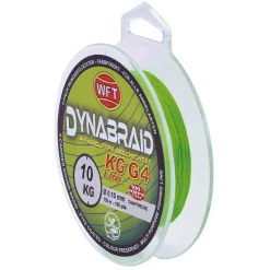 WFT Round Dynabraid G4 Chartreuse 7KG 150m 0,08mm Geflochtene Schnur