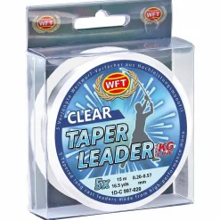 WFT Taper Leader Clear 5x15m - 0,30-0,57mm Schlagschnur Vorfach
