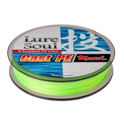 Zeck Momoi Lure Soul PE #2 15.9kg 150m Lime Green geflochtene Angelschnur
