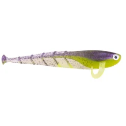 Zeck Quappie 12cm Purple Chartreuse 3 pcs Gummifisch