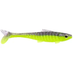 Zeck UBS Baby Rippler 14cm Purple Chartreuse Gummifisch